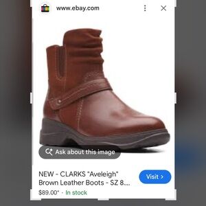 Brown Leather Ankle Boots